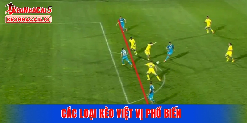 Các loại kèo việt vị phổ biến